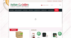 Desktop Screenshot of italiancoffee.co.za